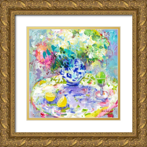 Tutti Frutti III Gold Ornate Wood Framed Art Print with Double Matting by Grim, Tara Funk