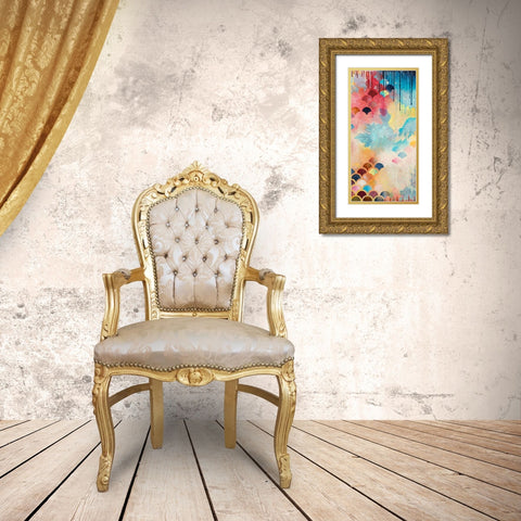 Etiquette II Gold Ornate Wood Framed Art Print with Double Matting by Robinson, Heather