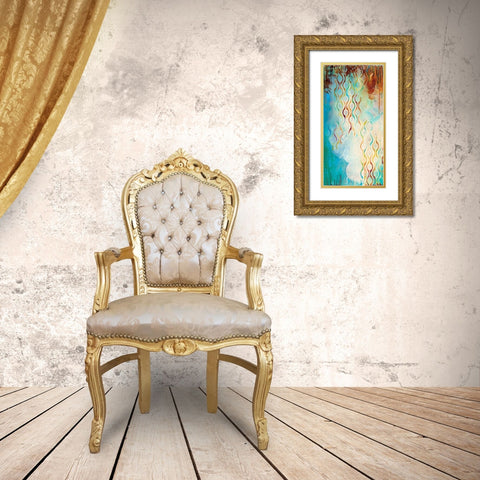 Compliance I Gold Ornate Wood Framed Art Print with Double Matting by Robinson, Heather