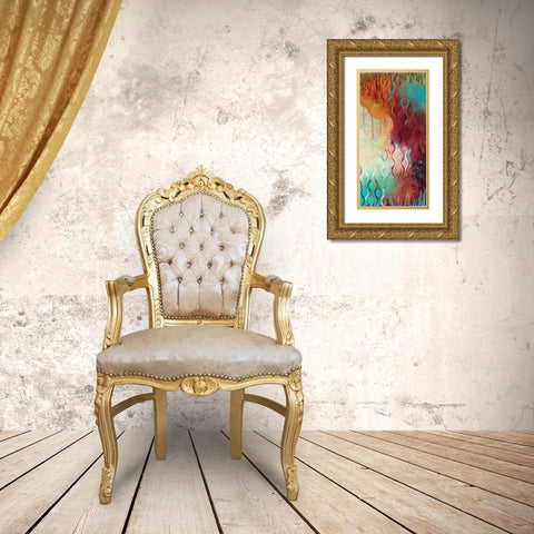 Compliance II Gold Ornate Wood Framed Art Print with Double Matting by Robinson, Heather