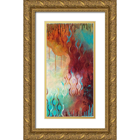 Compliance II Gold Ornate Wood Framed Art Print with Double Matting by Robinson, Heather