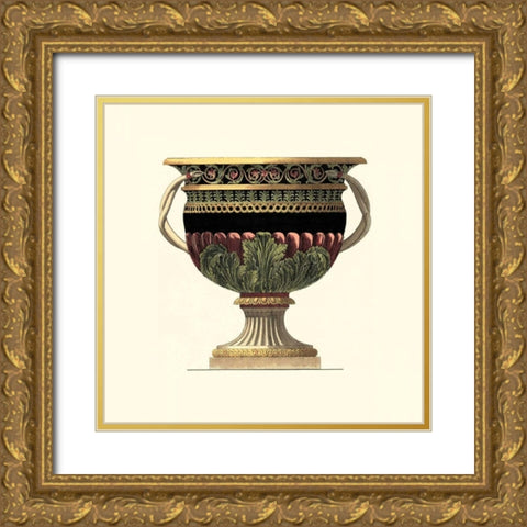 Large Giardini Urn II Gold Ornate Wood Framed Art Print with Double Matting by Giardini, Giovanni