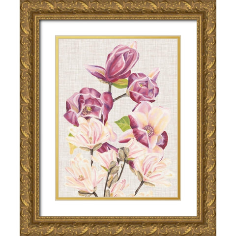 April in Paris II Gold Ornate Wood Framed Art Print with Double Matting by Miller, Dianne