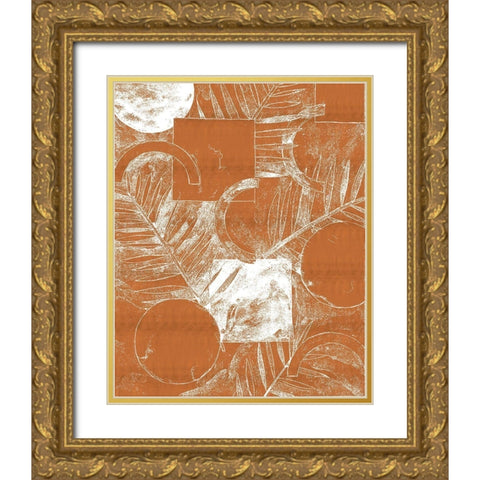 Composition and Alloys I Gold Ornate Wood Framed Art Print with Double Matting by Wang, Melissa