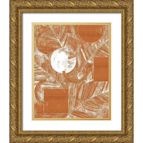 Composition and Alloys II Gold Ornate Wood Framed Art Print with Double Matting by Wang, Melissa