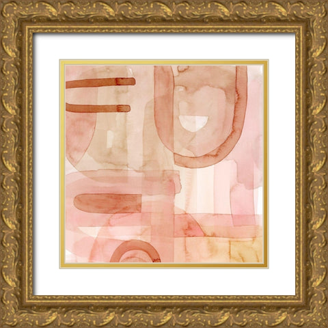 Build Up IV Gold Ornate Wood Framed Art Print with Double Matting by Popp, Grace