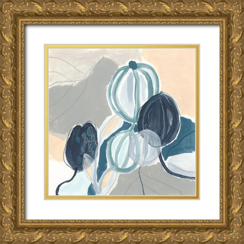Tropical Song III Gold Ornate Wood Framed Art Print with Double Matting by Vess, June Erica