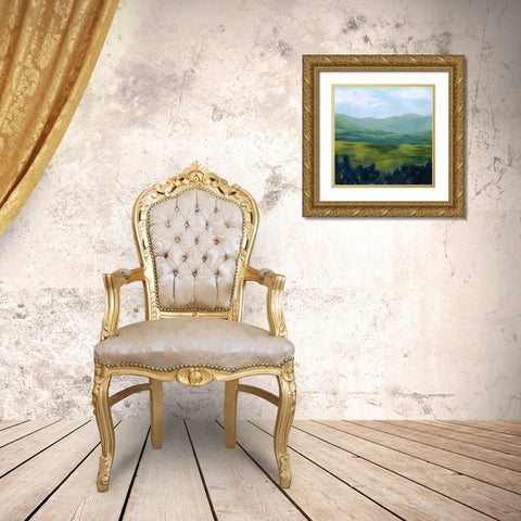 Open Valley I Gold Ornate Wood Framed Art Print with Double Matting by Popp, Grace