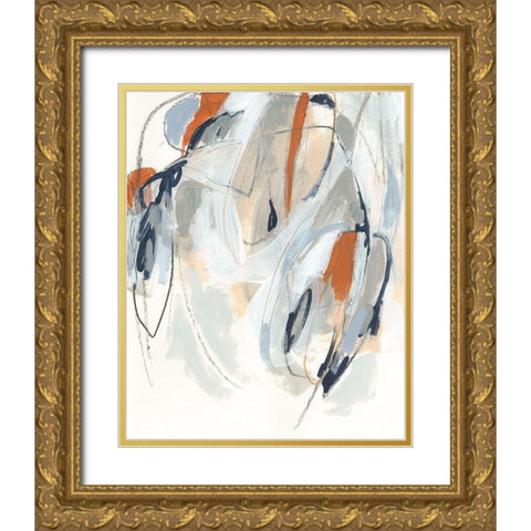 Obfuscation I Gold Ornate Wood Framed Art Print with Double Matting by Vess, June Erica