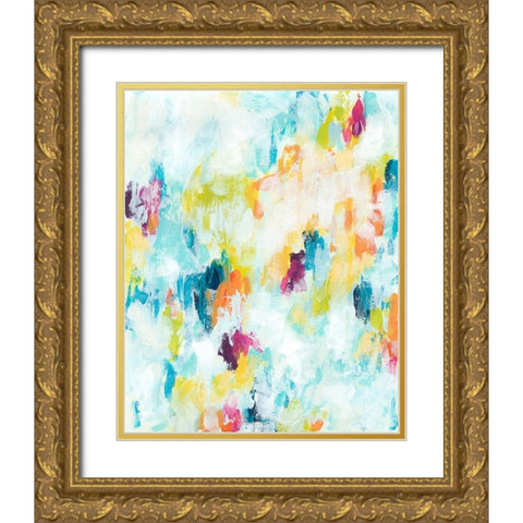 Reclaimed Refraction II Gold Ornate Wood Framed Art Print with Double Matting by Vess, June Erica
