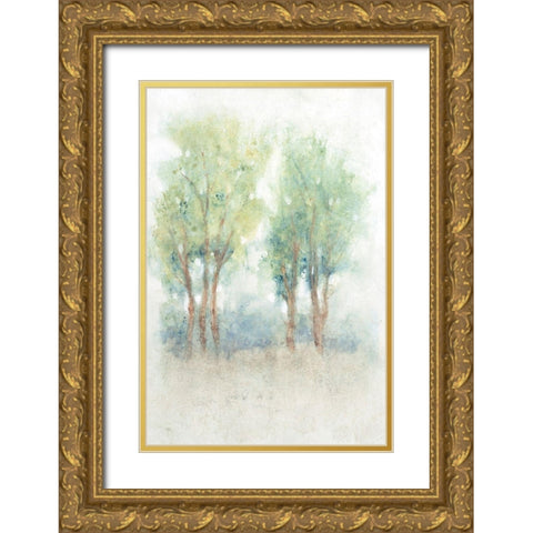 Spontaneous Landscape II Gold Ornate Wood Framed Art Print with Double Matting by OToole, Tim