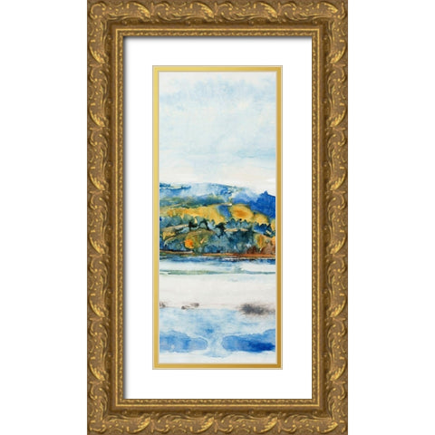 Island Mist II Gold Ornate Wood Framed Art Print with Double Matting by OToole, Tim