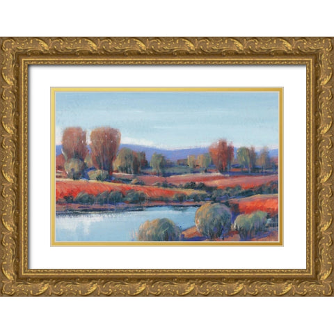 Hidden Creek I Gold Ornate Wood Framed Art Print with Double Matting by OToole, Tim
