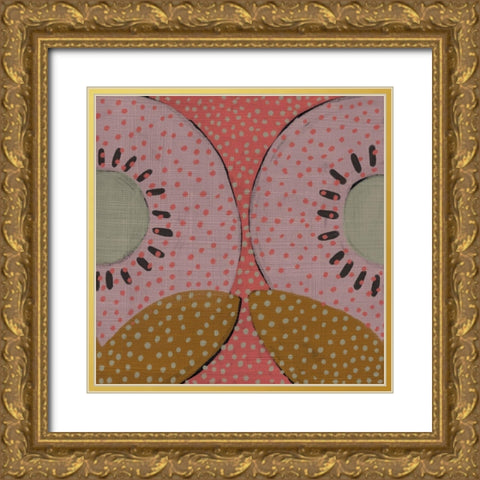 Pawpaw IX Gold Ornate Wood Framed Art Print with Double Matting by Zarris, Chariklia