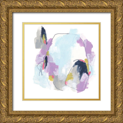 Color Flight I Gold Ornate Wood Framed Art Print with Double Matting by Vess, June Erica