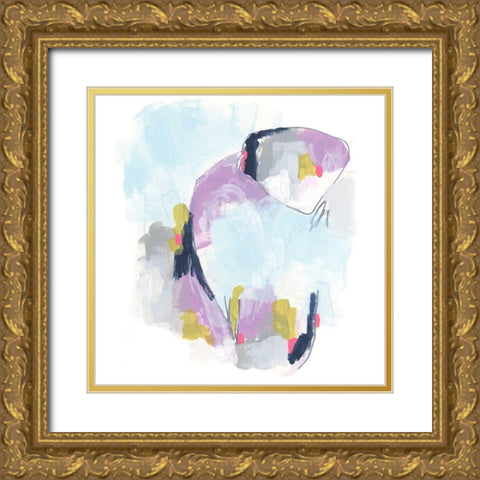 Color Flight II Gold Ornate Wood Framed Art Print with Double Matting by Vess, June Erica