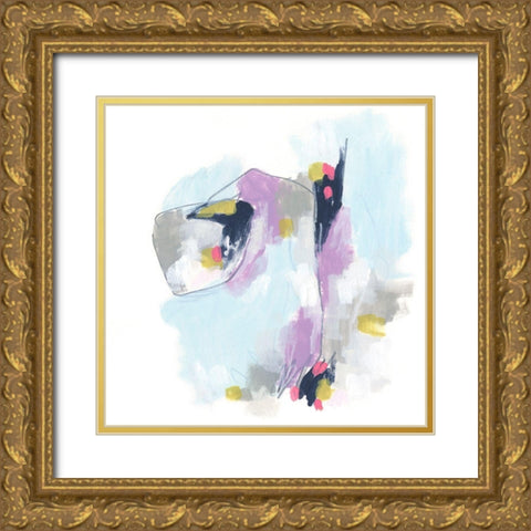 Color Flight III Gold Ornate Wood Framed Art Print with Double Matting by Vess, June Erica