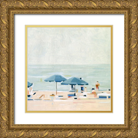 If Its the Beaches I Gold Ornate Wood Framed Art Print with Double Matting by Scarvey, Emma