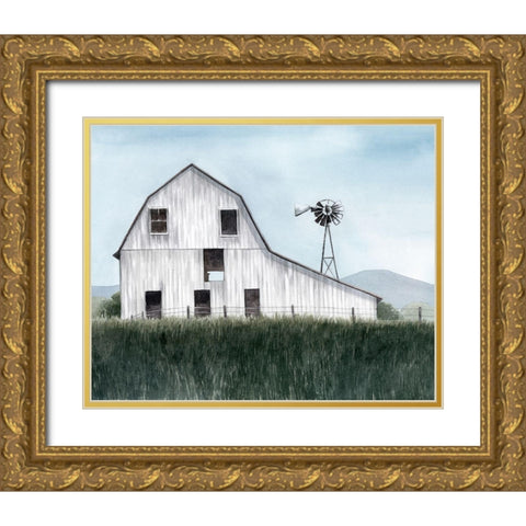Bygone Barn I Gold Ornate Wood Framed Art Print with Double Matting by Popp, Grace