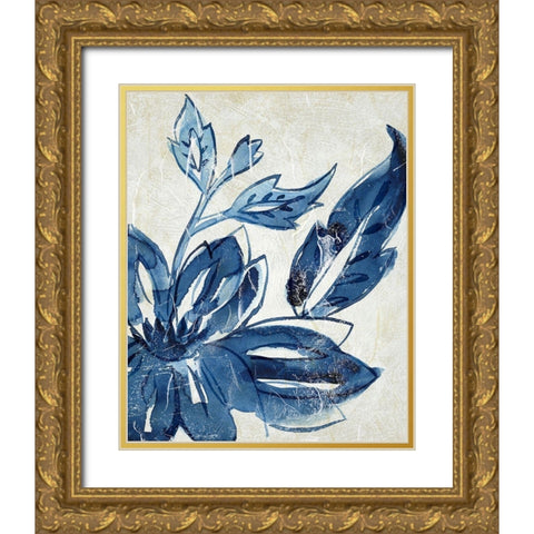 Porcelain Sample III Gold Ornate Wood Framed Art Print with Double Matting by Zarris, Chariklia