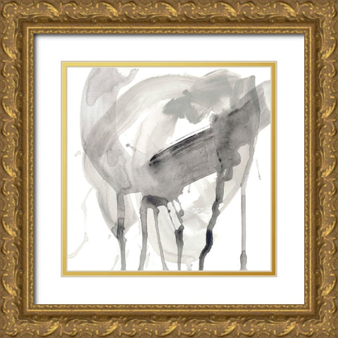 Swath V Gold Ornate Wood Framed Art Print with Double Matting by Vess, June Erica