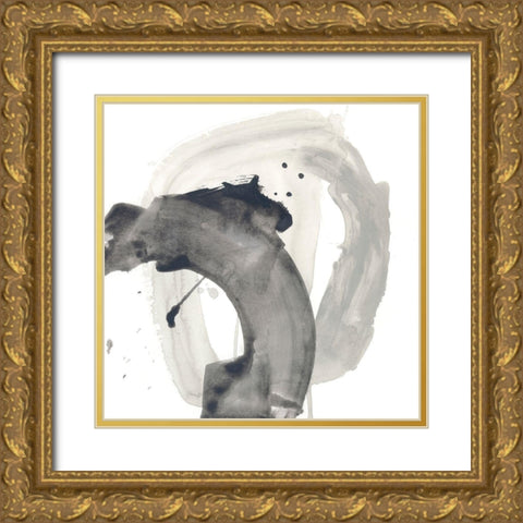 Swath VI Gold Ornate Wood Framed Art Print with Double Matting by Vess, June Erica