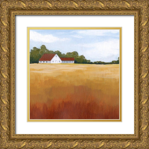Prairie Premise I Gold Ornate Wood Framed Art Print with Double Matting by Popp, Grace