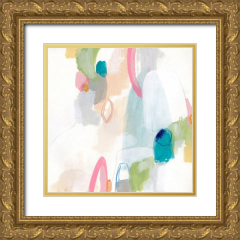 Candy Jacket I Gold Ornate Wood Framed Art Print with Double Matting by Vess, June Erica
