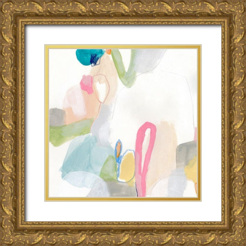 Candy Jacket III Gold Ornate Wood Framed Art Print with Double Matting by Vess, June Erica