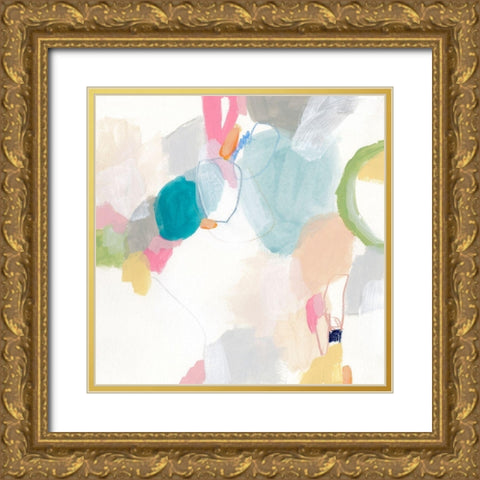 Candy Jacket IV Gold Ornate Wood Framed Art Print with Double Matting by Vess, June Erica