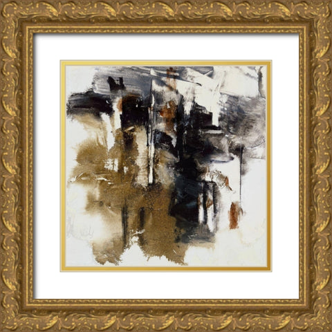 Midnight Lights II Gold Ornate Wood Framed Art Print with Double Matting by Finch, Scherrer