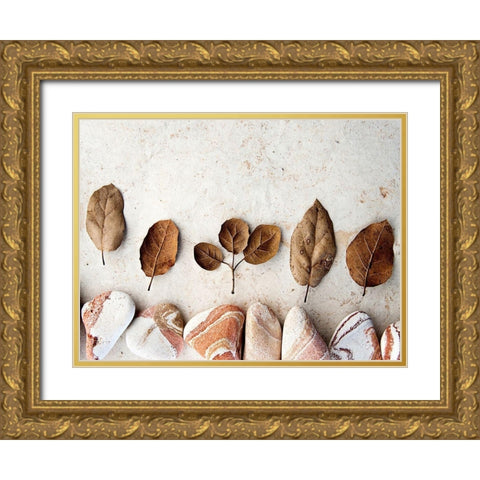 Gifts of the Earth IV Gold Ornate Wood Framed Art Print with Double Matting by Ray, Elena