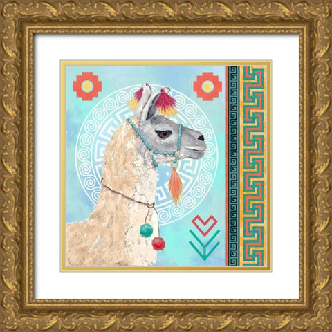 Peruvian Dreams I Gold Ornate Wood Framed Art Print with Double Matting by Reynolds, Jade