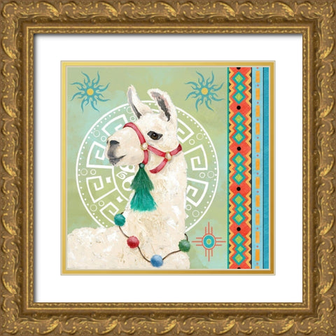 Peruvian Dreams II Gold Ornate Wood Framed Art Print with Double Matting by Reynolds, Jade