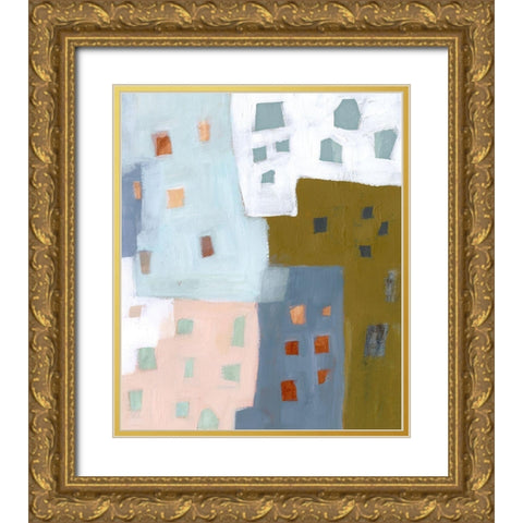 Window Weave I Gold Ornate Wood Framed Art Print with Double Matting by Borges, Victoria