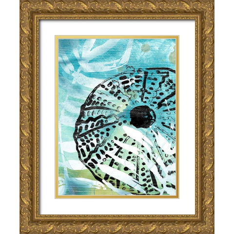 Echinoidia I Gold Ornate Wood Framed Art Print with Double Matting by Vess, June Erica