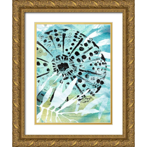 Echinoidia II Gold Ornate Wood Framed Art Print with Double Matting by Vess, June Erica