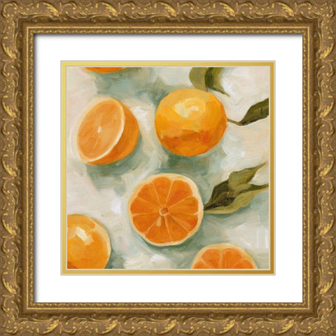 Fresh Citrus I Gold Ornate Wood Framed Art Print with Double Matting by Scarvey, Emma