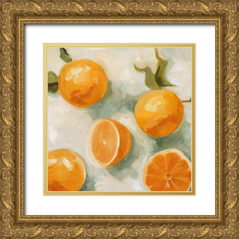 Fresh Citrus IV Gold Ornate Wood Framed Art Print with Double Matting by Scarvey, Emma