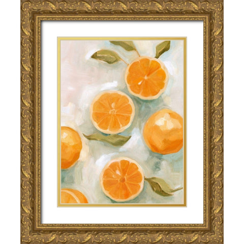 Fresh Citrus VI Gold Ornate Wood Framed Art Print with Double Matting by Scarvey, Emma