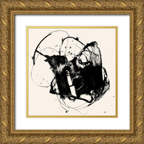 Spontaneous Sume-i II Gold Ornate Wood Framed Art Print with Double Matting by Goldberger, Jennifer