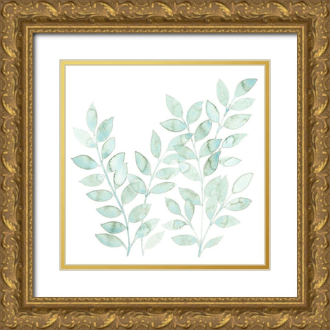 Winding Whisper I Gold Ornate Wood Framed Art Print with Double Matting by Popp, Grace