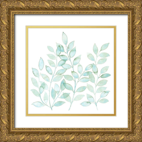 Winding Whisper II Gold Ornate Wood Framed Art Print with Double Matting by Popp, Grace