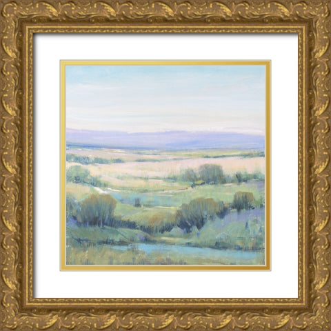Lavender Horizon I Gold Ornate Wood Framed Art Print with Double Matting by OToole, Tim