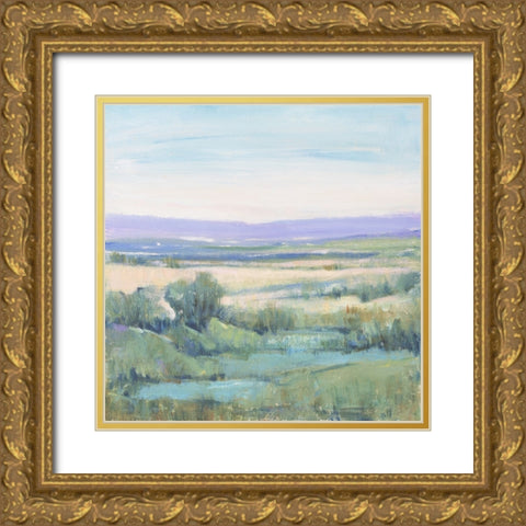 Lavender Horizon II Gold Ornate Wood Framed Art Print with Double Matting by OToole, Tim