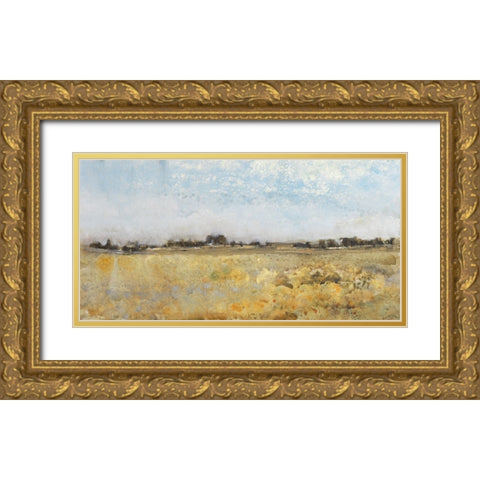 Harvest Field I Gold Ornate Wood Framed Art Print with Double Matting by OToole, Tim