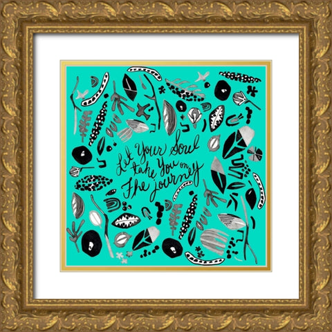 Woodland Wonder I Gold Ornate Wood Framed Art Print with Double Matting by Blanckslate