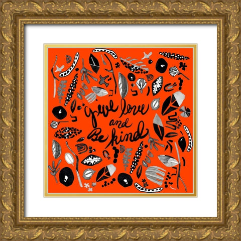 Woodland Wonder II Gold Ornate Wood Framed Art Print with Double Matting by Blanckslate