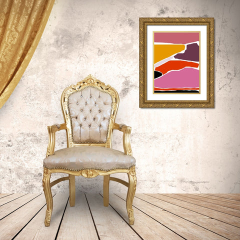 Final Homage II Gold Ornate Wood Framed Art Print with Double Matting by Delamater, Rob