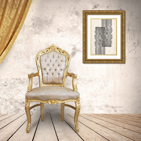 Custom Stagger Start I Gold Ornate Wood Framed Art Print with Double Matting by Goldberger, Jennifer